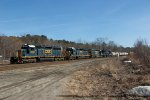 CSXT 8833 Leads L070 at Danville Jct. 